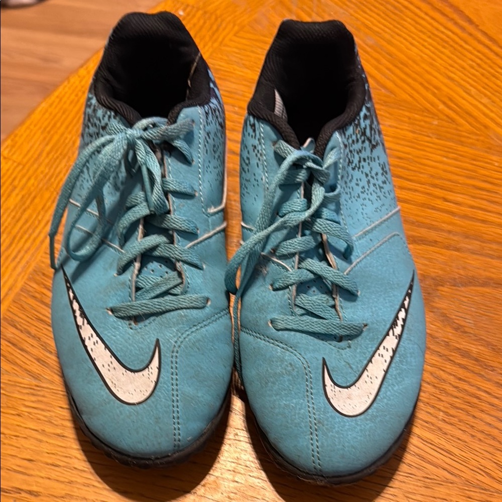 Nike Turquoise Sports Shoes with White Logo